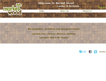 Tablet Screenshot of market-wood.com